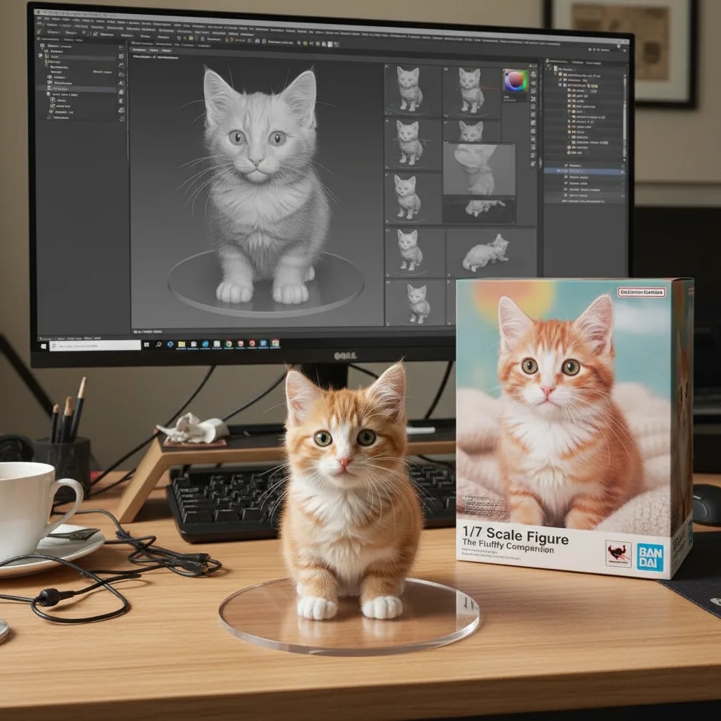 3D Figure Generated Example 22 - Nano Banana AI Transformation Result